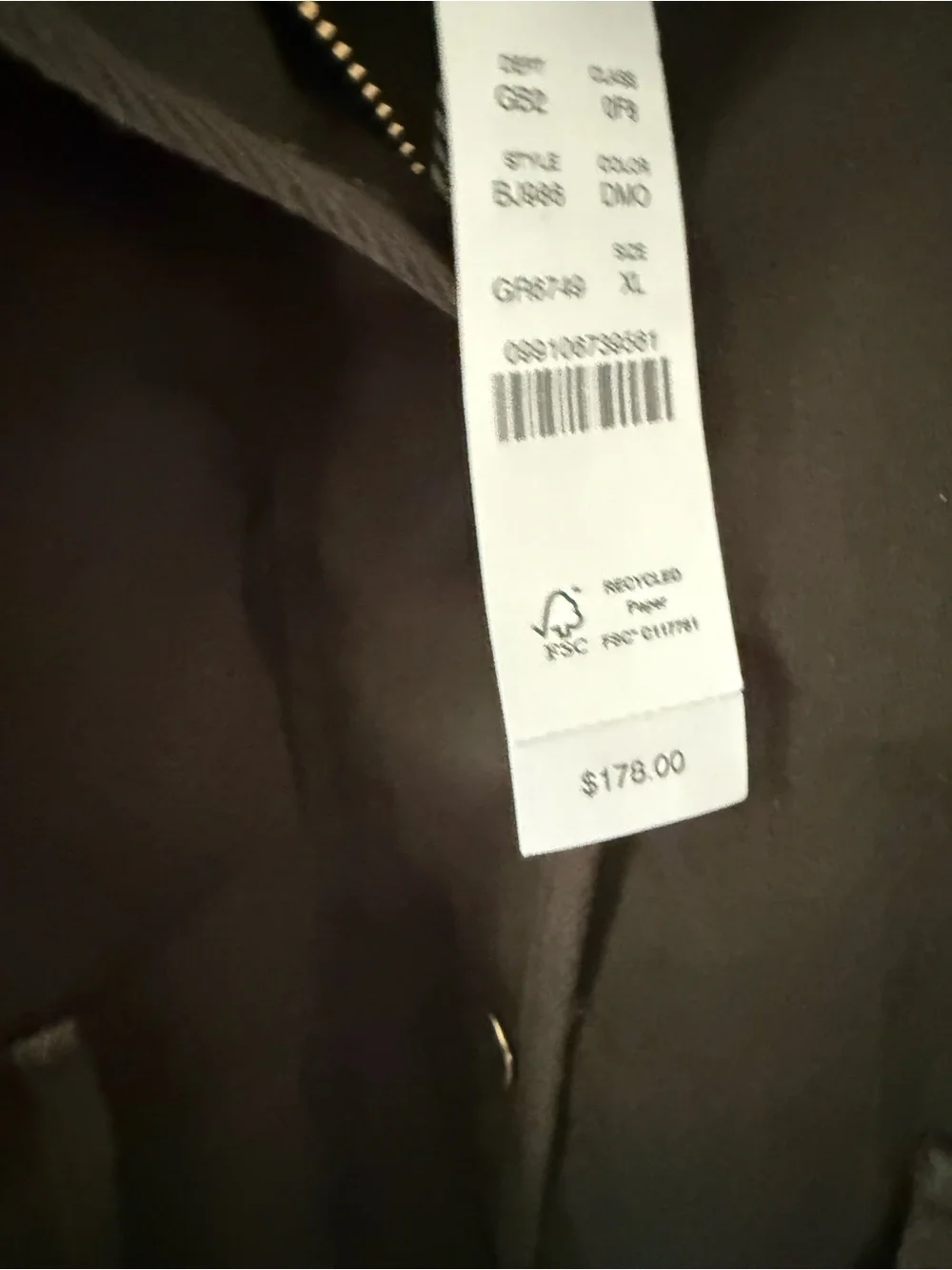 J. Crew Dark Brown Utility Snap-Front Jacket